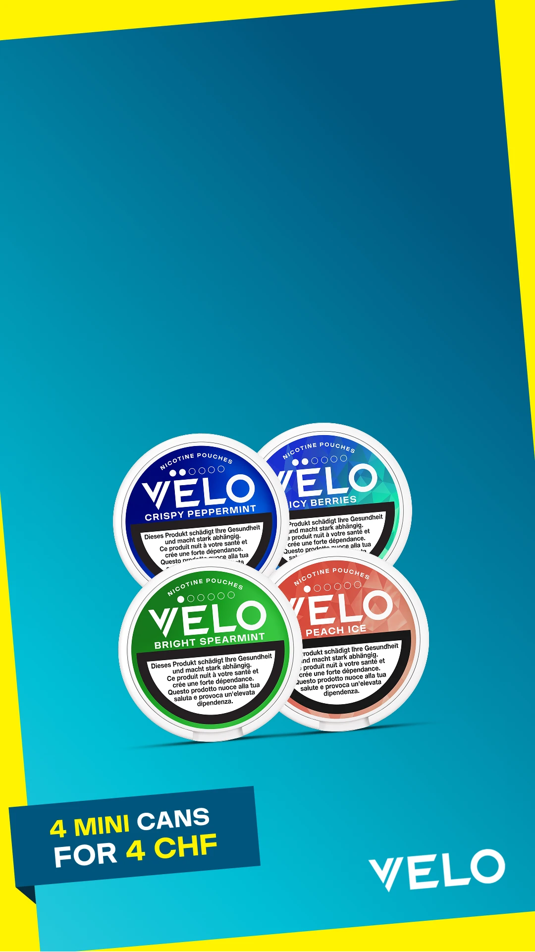 is velo spitless tobacco What Velo? With VELO Plus Wintergreen 9mg VELO Nicotine Pouches by Swedish