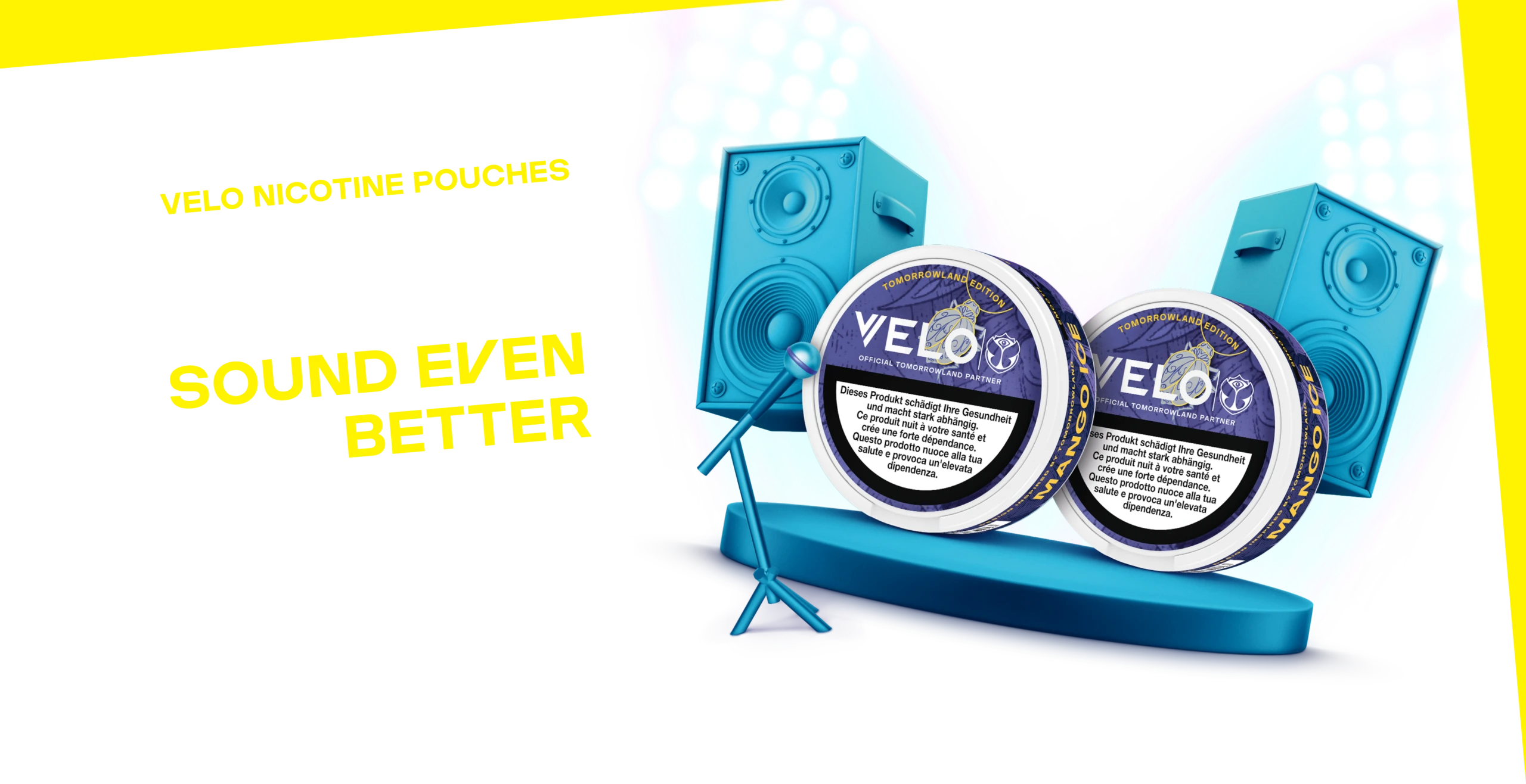 Make summer sound even better - VELO will be showing up at festivals this summer. Come along with your crew and enjoy the music!