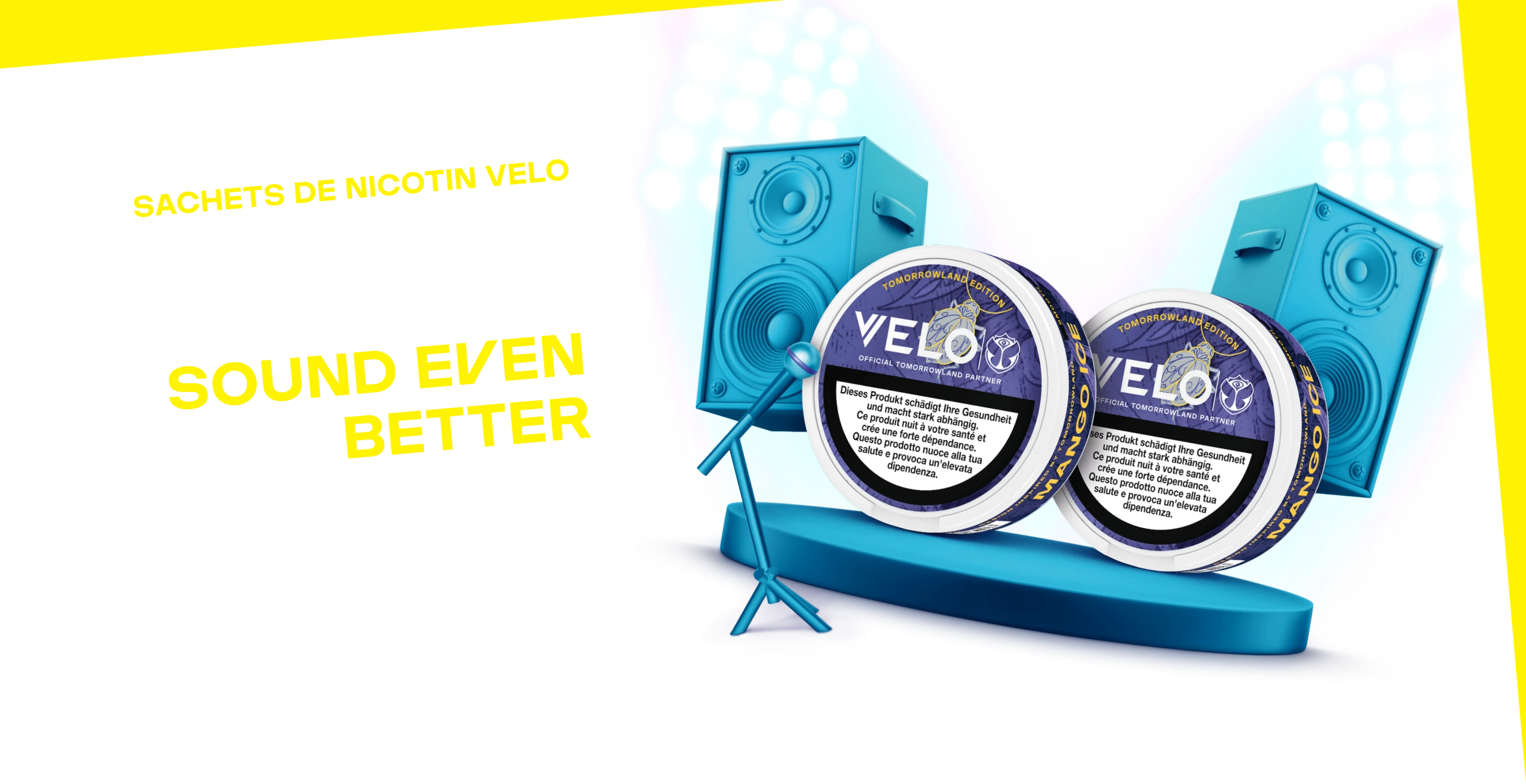 Make summer sound even better - VELO sera présent dans pas mal de festivals cet été. Viens avec tes amis et profite de la musique !