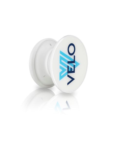 White Popsocket with Velo logo