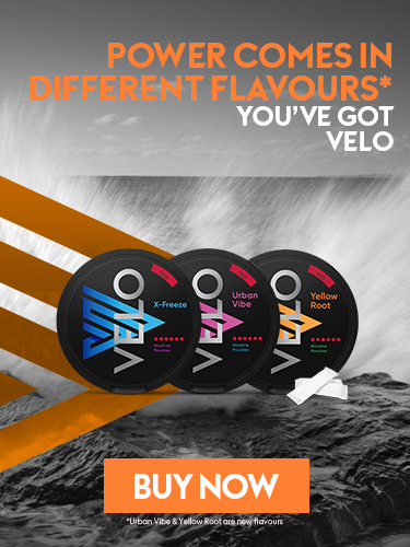 Velo nicotine pouches in the most popular flavours: Berry Frost, Freeze, Mint and Ice Cool