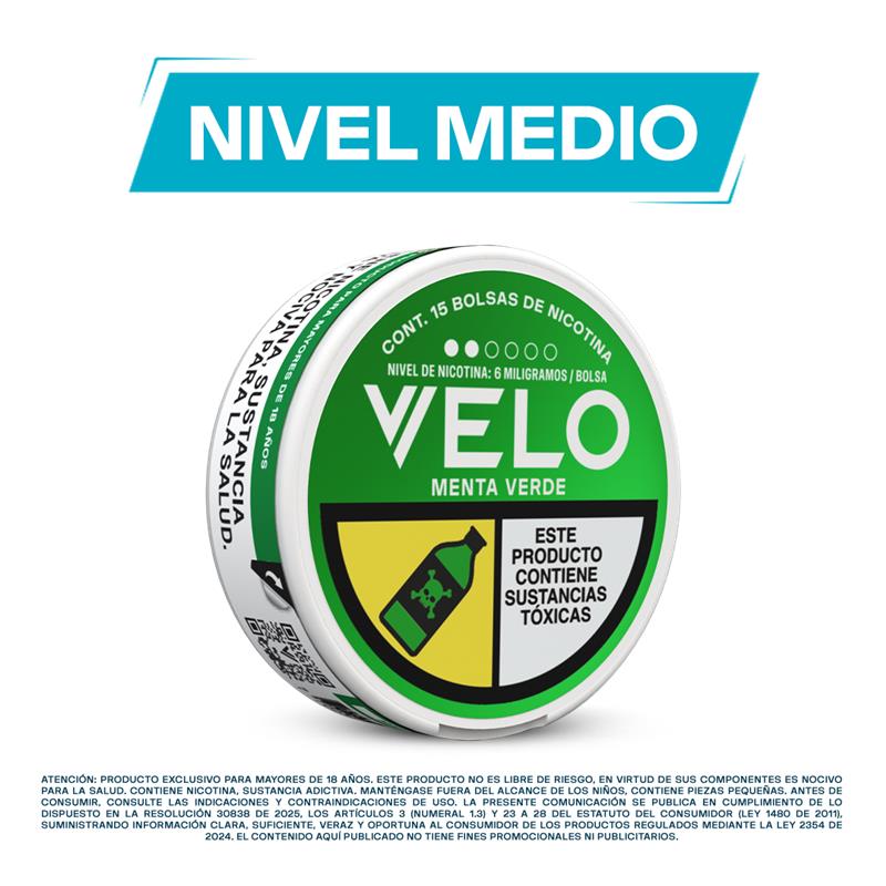 VELO Menta Verde 6mg