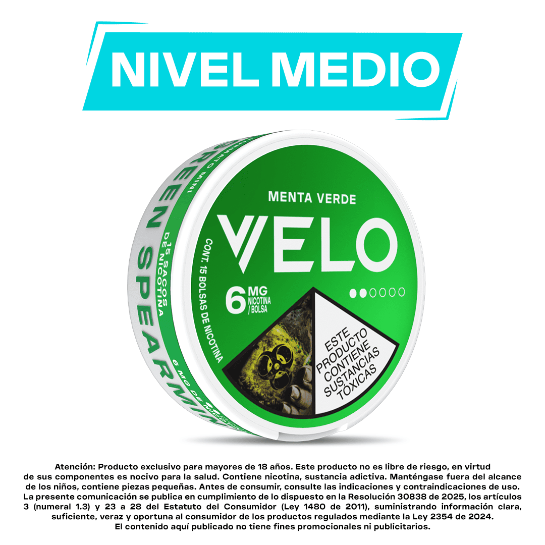 VELO Menta Verde 6mg