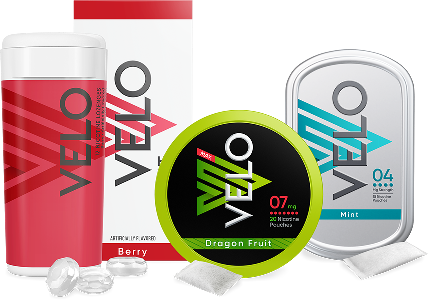 VELO Nicotine Pouches and Lozenges