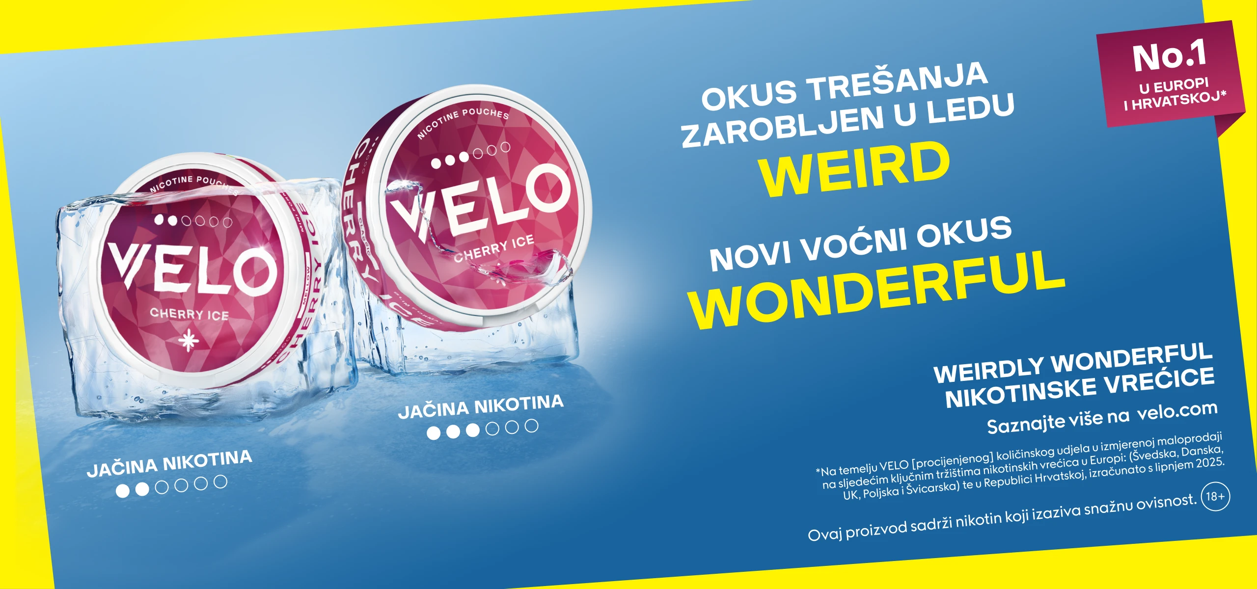 Novi Velo Cherry Ice 8 i 10mg - Velo Hrvatska