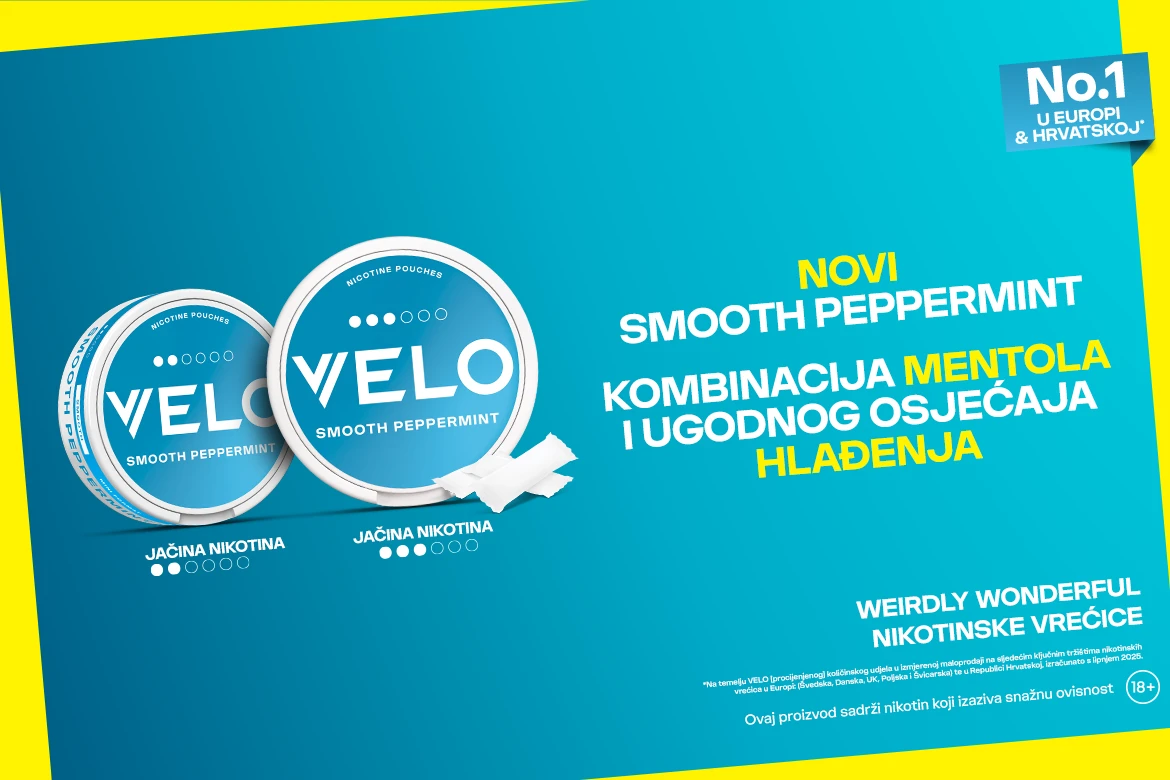 Novi Velo Smooth Peppermint od 6mg i 8 mg - Velo Hrvatska