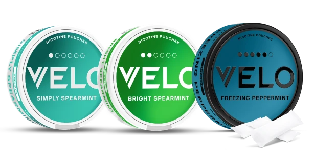 Istrazi Velo vrećice sa mint okusom, kutijica simply spearmint, bright spearmint, freezing peppermint