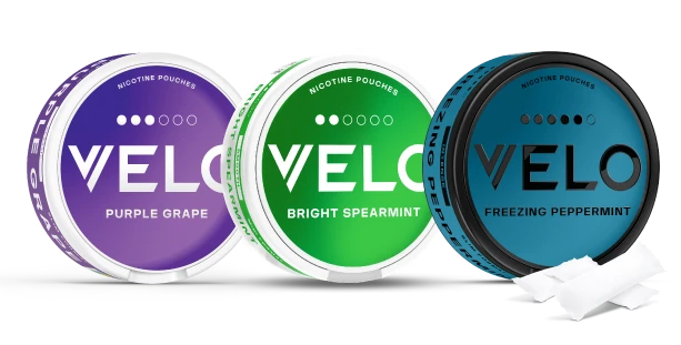 Istrazi Velo vrećice sa voćnim okusom, kutijica velo purple grape, velo tropical mango