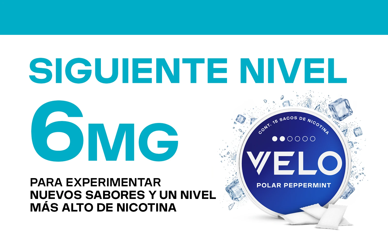 Nivel de nicotina VELO 6 mg 