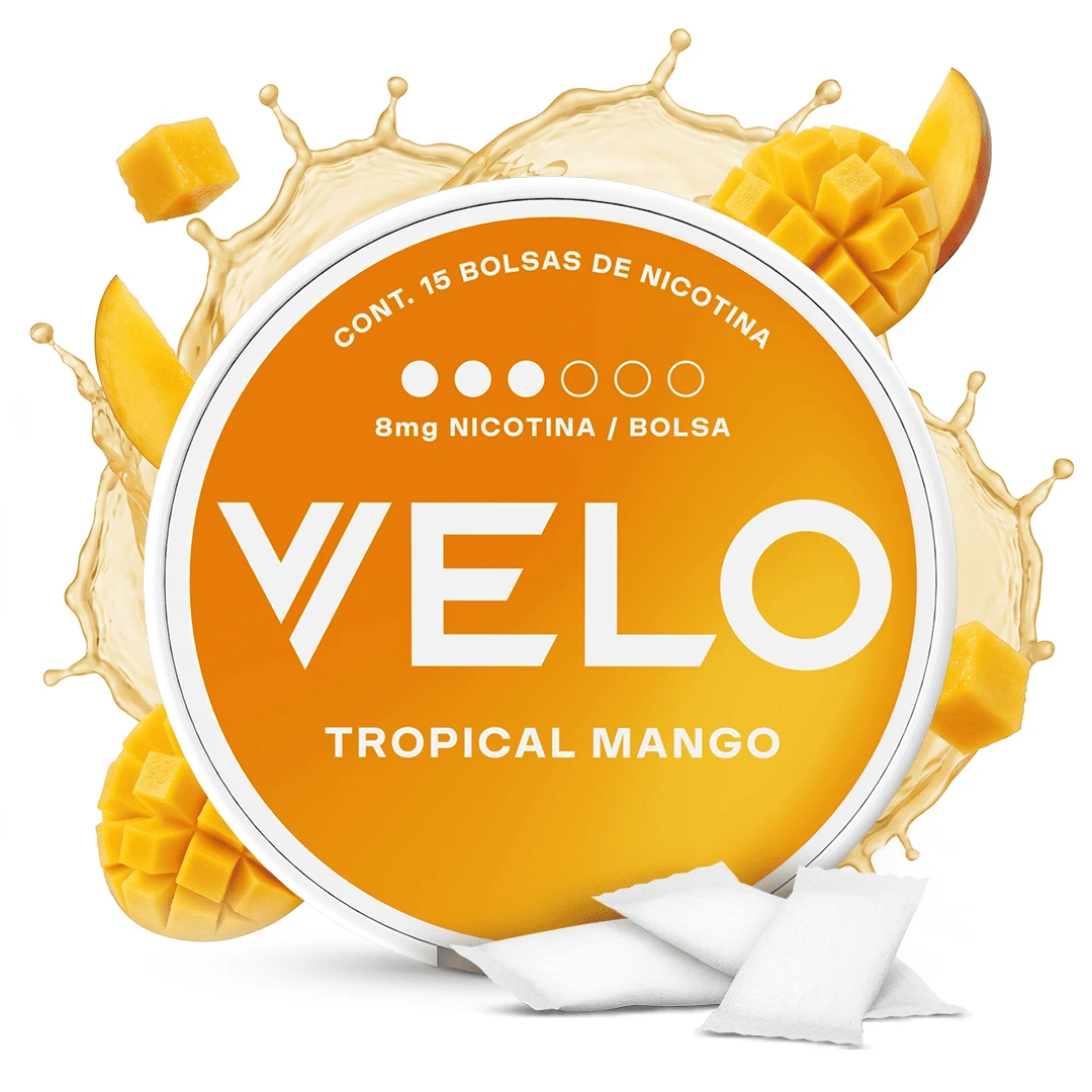 Bolsas de nicotina VELO Tropical Mango 8 mg 