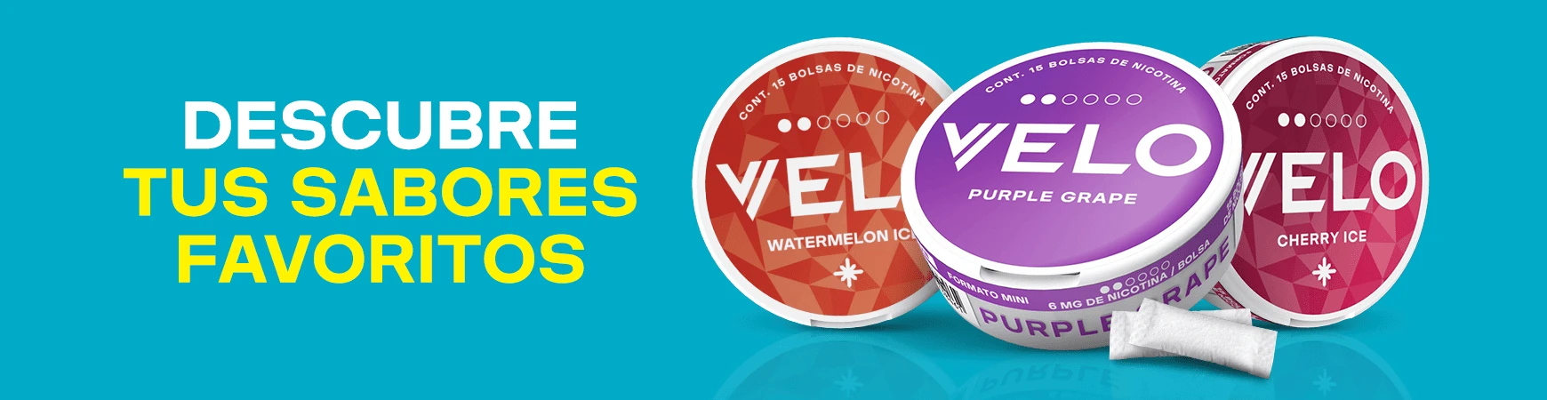 banner  productos VELO latas velo de 6mg