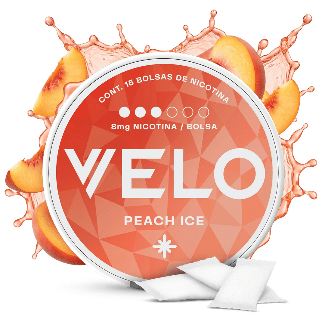 VELO PEACH ICE 8  MG