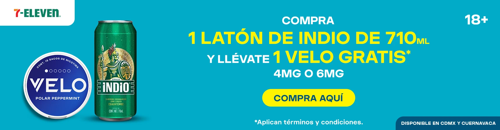 1 LATON DE INDIO LLEVATE UN VELO GRATIS