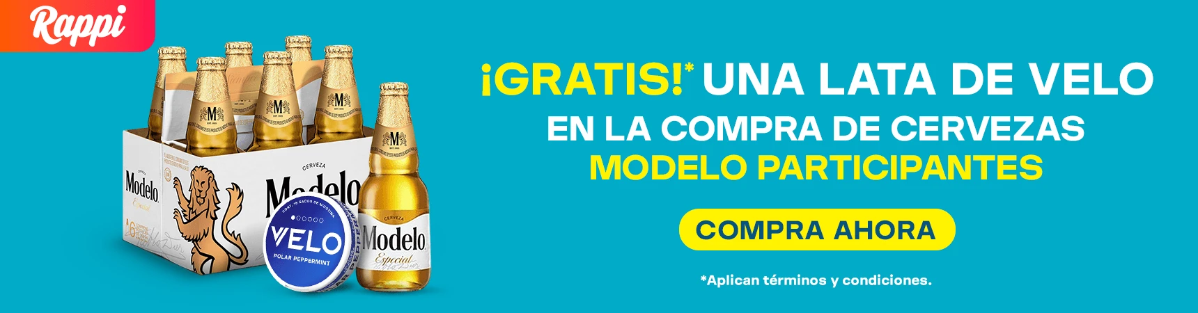 VELO X RAPPI - PROMOCION CERVEZA MODELO