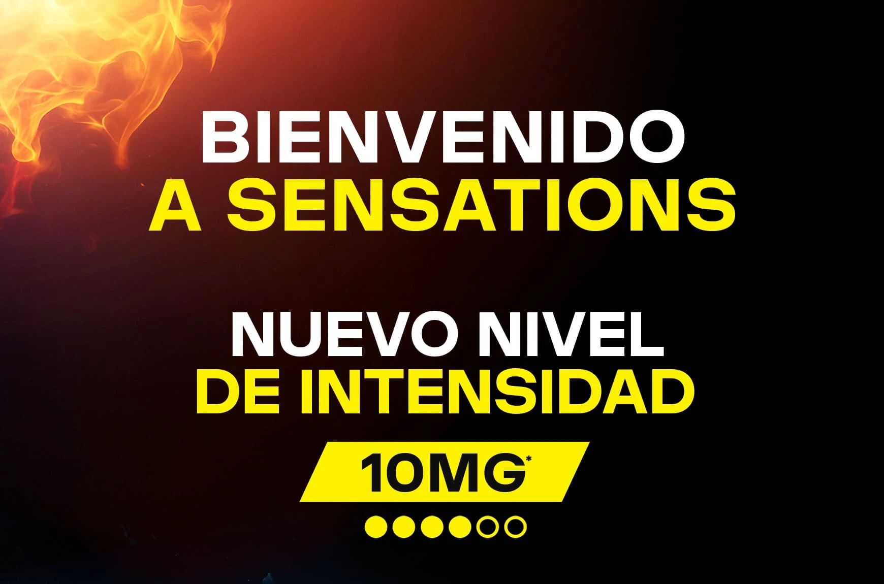 VELO Sensations, nuevo nivel de intensidad de 10 mg en bolsas de nicotina.