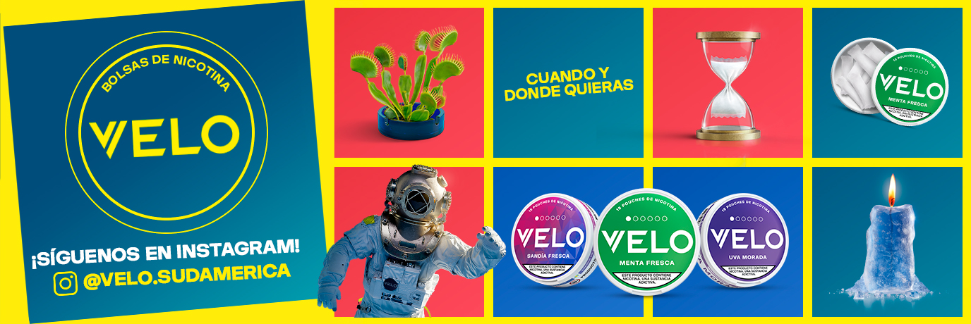 Síguenos en Instagram! @velo.sudamerica