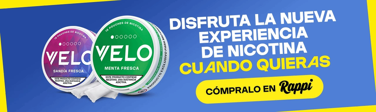 Velo Pouches de Nicotina - Compra en Rappi