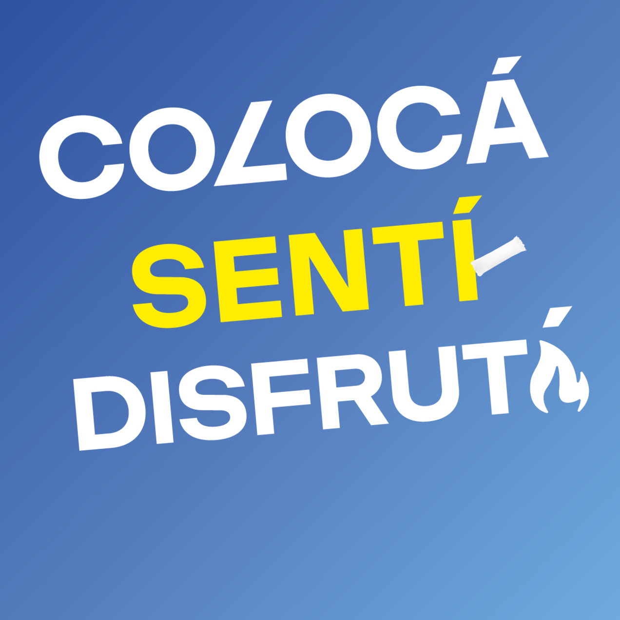 COLOCÀ SENTÍ DISFRUT