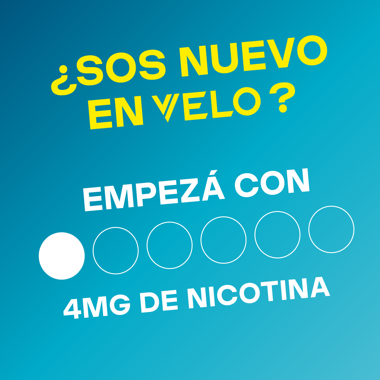 ¿SOS NUEVO EN VELO?