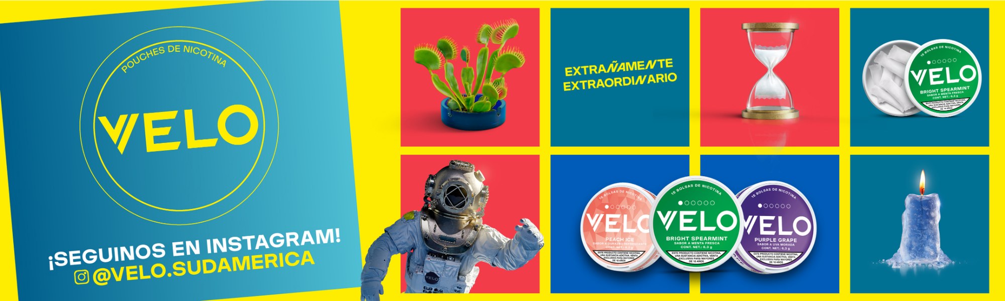 SÍGUENOS EN INSTAGRAM! @VELO.SUDAMERICA
