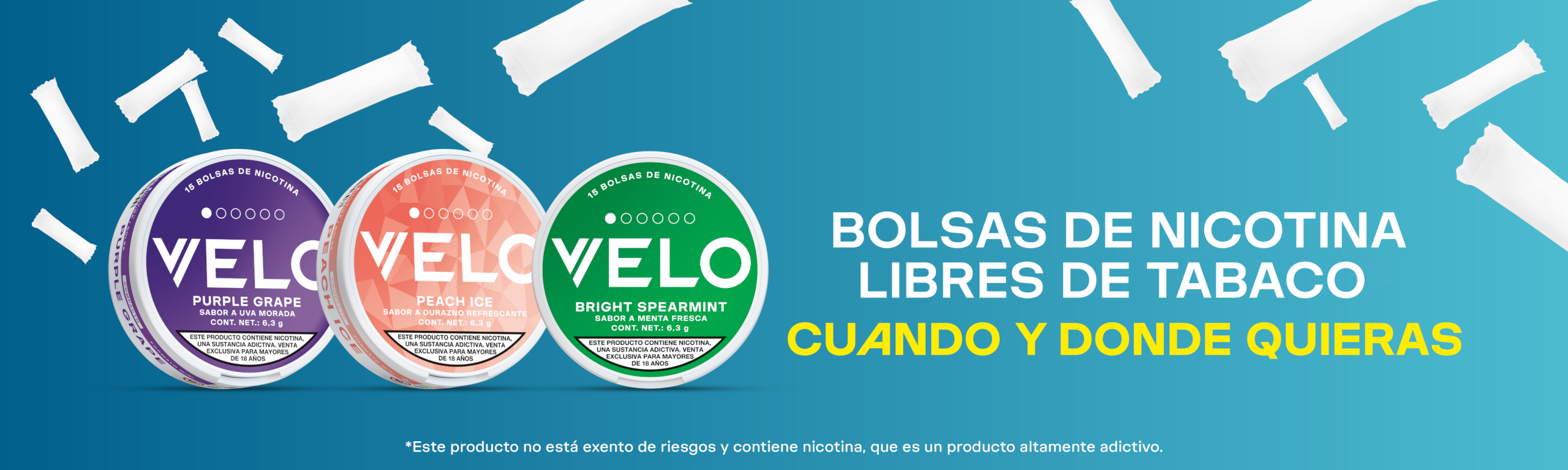 Bolsas de Nicotina Velo