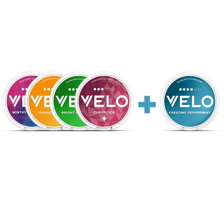 Oferta 5 cutii VELO la pret de 4 - 8/10/10.9 mg
