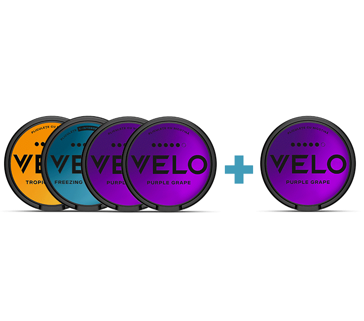 Oferta 5 cutii VELO la pret de 4 - 14/17mg