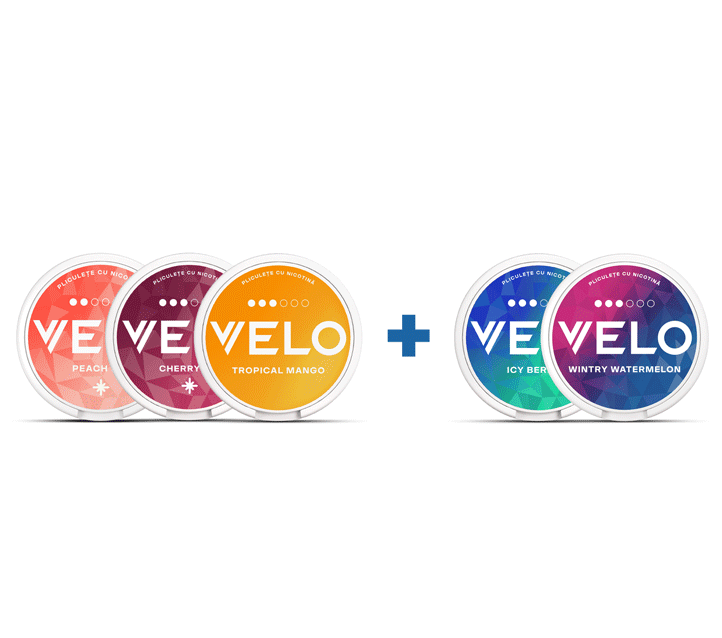 Ofertă 5 cutii Velo la preț de 3 - 8/10/10.9mg