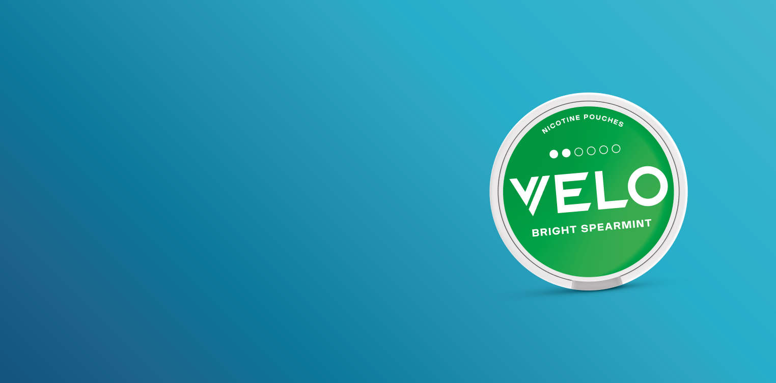 Pakovanje Velo Bright Spearmint prikazano na homepage stranici