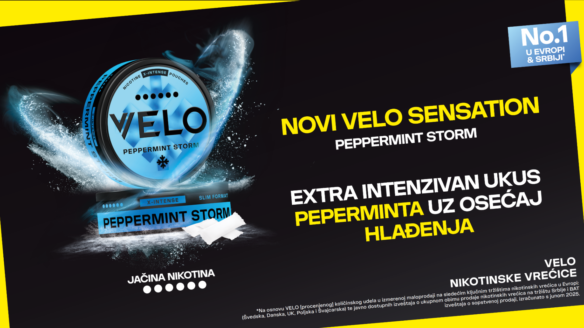 Novi Velo Sensation - Peppermint Storm od 17mg