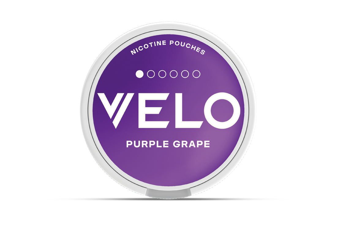 Kutijica Velo nikotinskih vrećica sa ukusom Purple Grape od 4mg