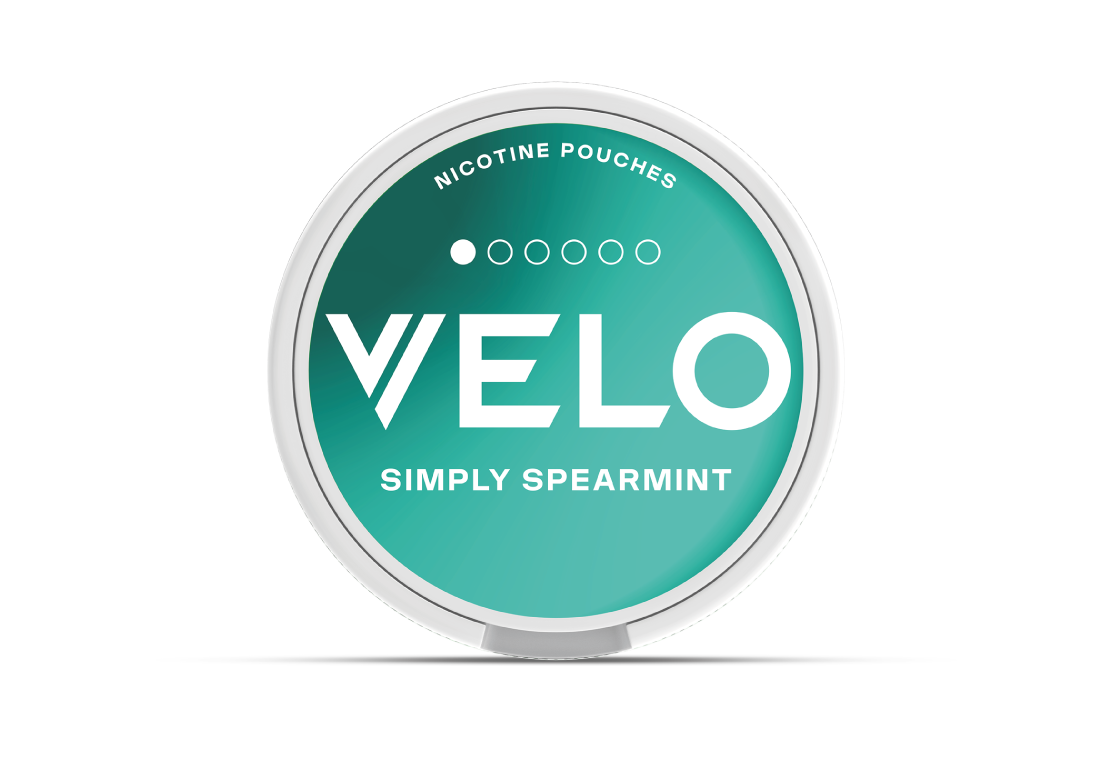 Kutijica Velo nikotinskih vrećica sa ukusom Simply Spearmint 4mg
